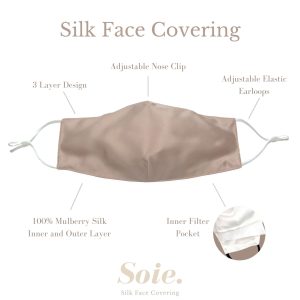 Soie 100% Mulberry Silk Face Coverings